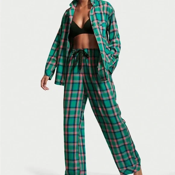 Flannel pajamas victoria's secret sales